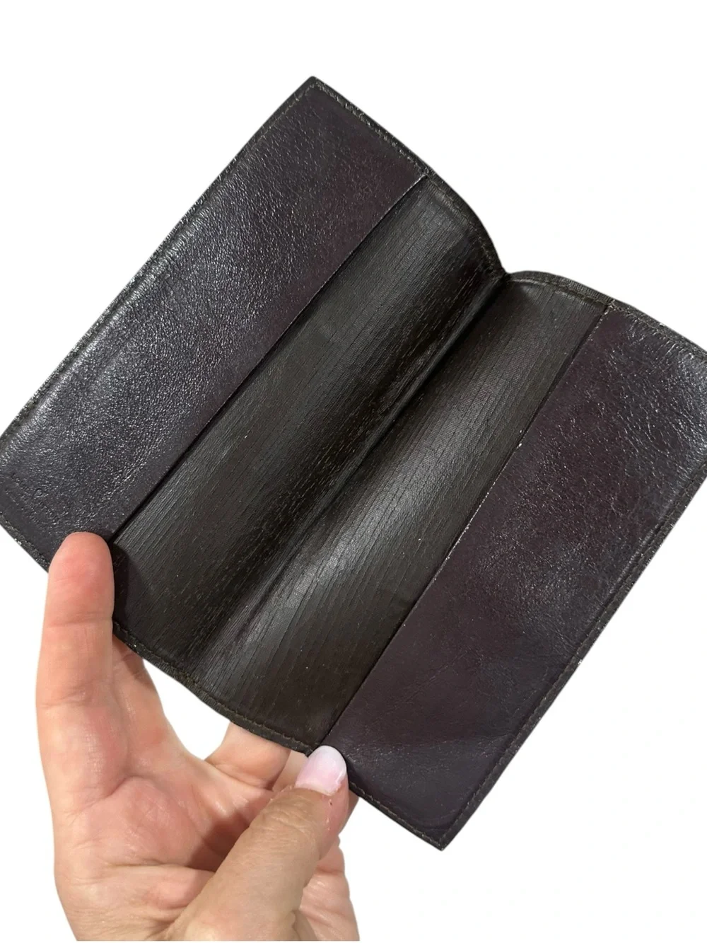 Louis Vuitton Monogram Vintage Leather Checkbook & Bill Holder
